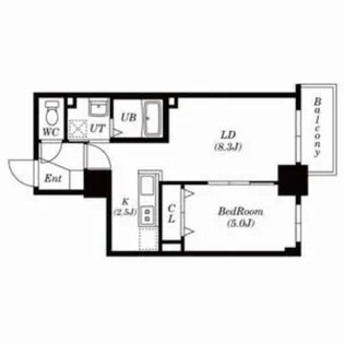 REEF LUANA(リーフルアーナ)【3階】の間取り