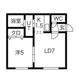 サザンヒルズ弐番館【201号室】の間取り