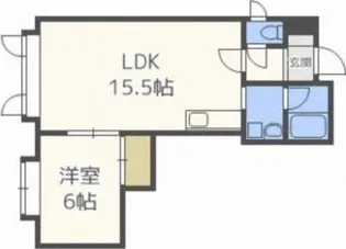 プレイス2.2【201号室】の間取り