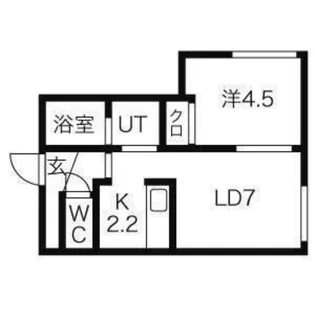シェリエ平岸【3階】の間取り