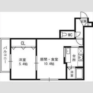 CASA LAGO【205号室】の間取り