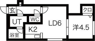 パークビューTOYOHIRA【2階】の間取り