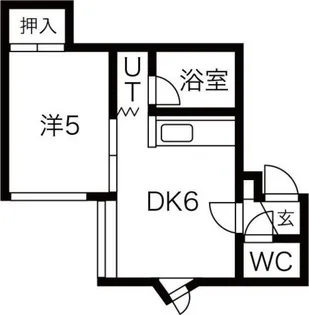 ウエストヴィレッヂIII【3階】の間取り