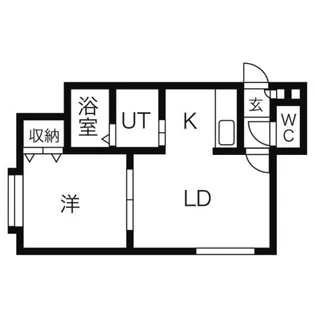 ブリシャール【1階】の間取り