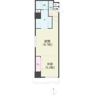 パークヒルズ平岸310【10階】の間取り