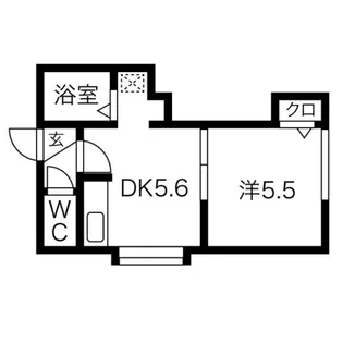 TSM豊平公園【205号室】の間取り