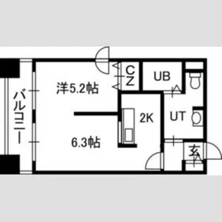 LEE豊平3条【9階】の間取り