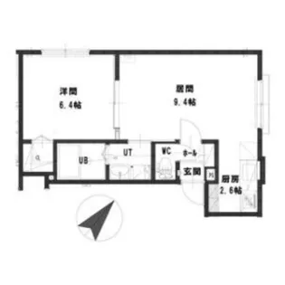 パストラーレ南郷通南【2階】の間取り