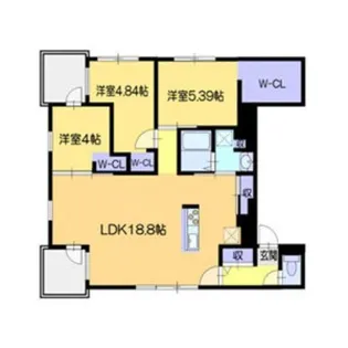 仮)ドルチェ南郷8【1階】の間取り