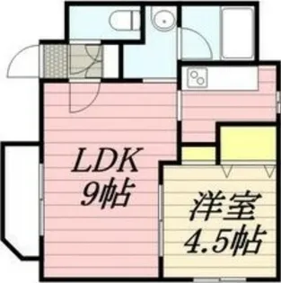 グランビア南郷【6階】の間取り