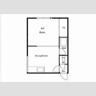 サンホームマンション美奈川【202号室】の間取り