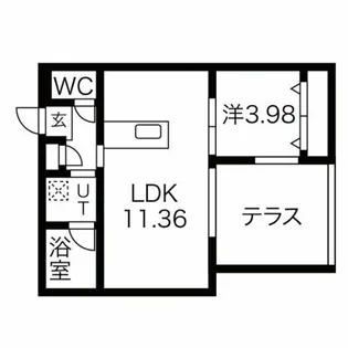 KIi(キイ)711【1階】の間取り