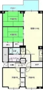 ドゥロワイヤル【3階】の間取り