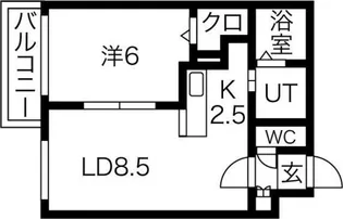 Merlot (メルロー)【3階】の間取り