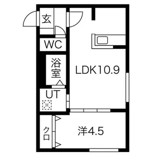 Ta-Ri-Ru学園前【3階】の間取り