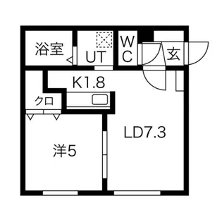 ALPHA中の島(アルファ)【1階】の間取り