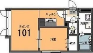 エル・ジェム月寒東【1階】の間取り