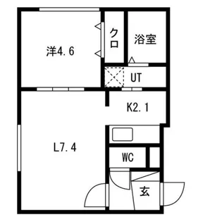 ルリ美園【301号室】の間取り