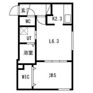 ルリ美園【4階】の間取り