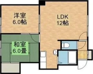 コーポ野村【202号室】の間取り