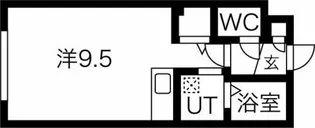 ガーデン平岸【3階】の間取り