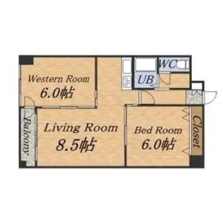 エスパシオ白石【3階】の間取り