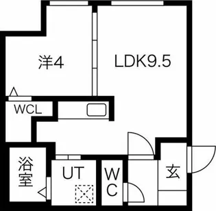 ALPHA本郷通II【1階】の間取り