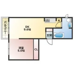 ビアン平岸【205号室】の間取り