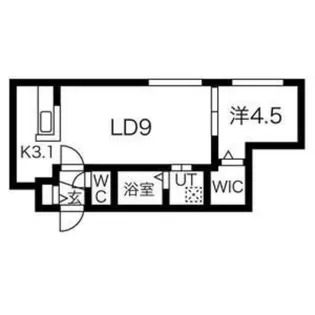 RITZ GRANDE 豊平公園【4階】の間取り