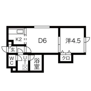 バリューズ【2階】の間取り
