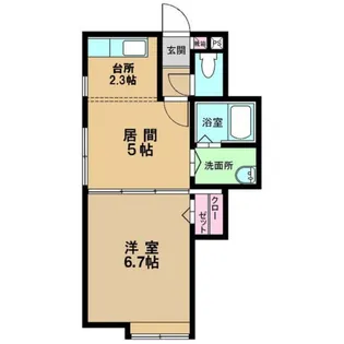 AMAPoLAⅡ【302号室】の間取り