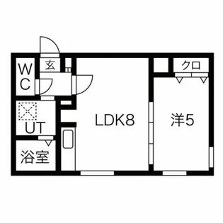 クリスタルN9【1階】の間取り