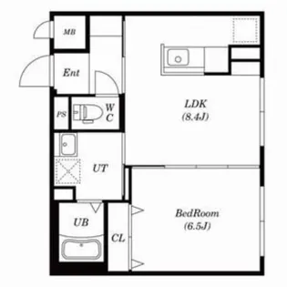 Primo Mare南郷通【1階】の間取り