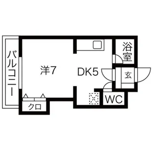 ローレル平岸【202号室】の間取り