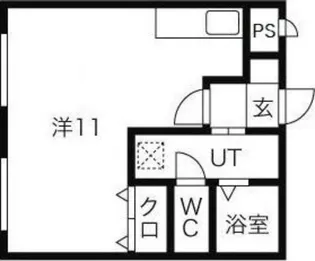モスト豊平8・9【2階】の間取り