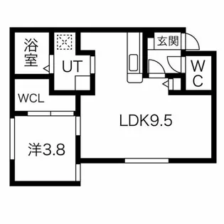 casaAT平岸【2階】の間取り