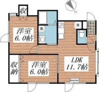 セレーネ25【1階】の間取り