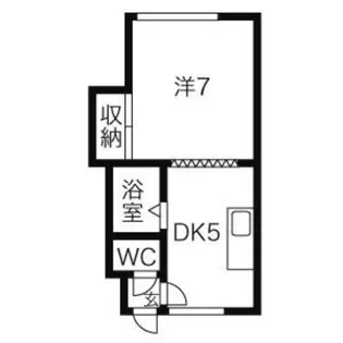 ルピナス南平岸【4階】の間取り