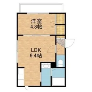 アンジュール【2階】の間取り
