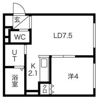 AURA(アウラ)【203号室】の間取り