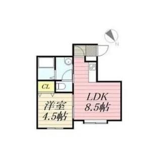 パークハイツ白石中央【2階】の間取り