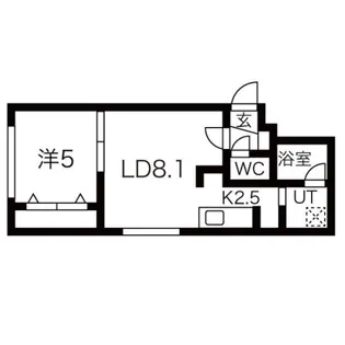 N.A frontier【2階】の間取り