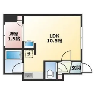 セトル豊平3.1【1階】の間取り