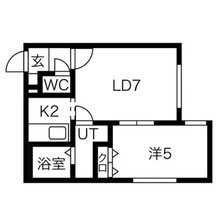 アストレア【2階】の間取り