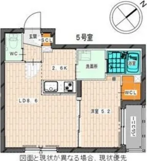 BASE SHIROISHI(ベース白石)【3階】の間取り