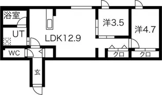 シティノーブル南郷13丁目【301号室】の間取り