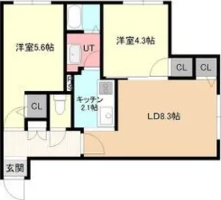 Maison de K【2階】の間取り