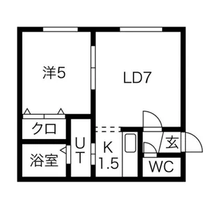 サザンヒルズ壱番館【202号室】の間取り