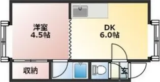 スワンハイツ【2階】の間取り