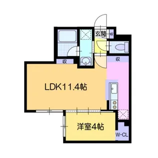 仮)エンノレジデンスS8【4階】の間取り